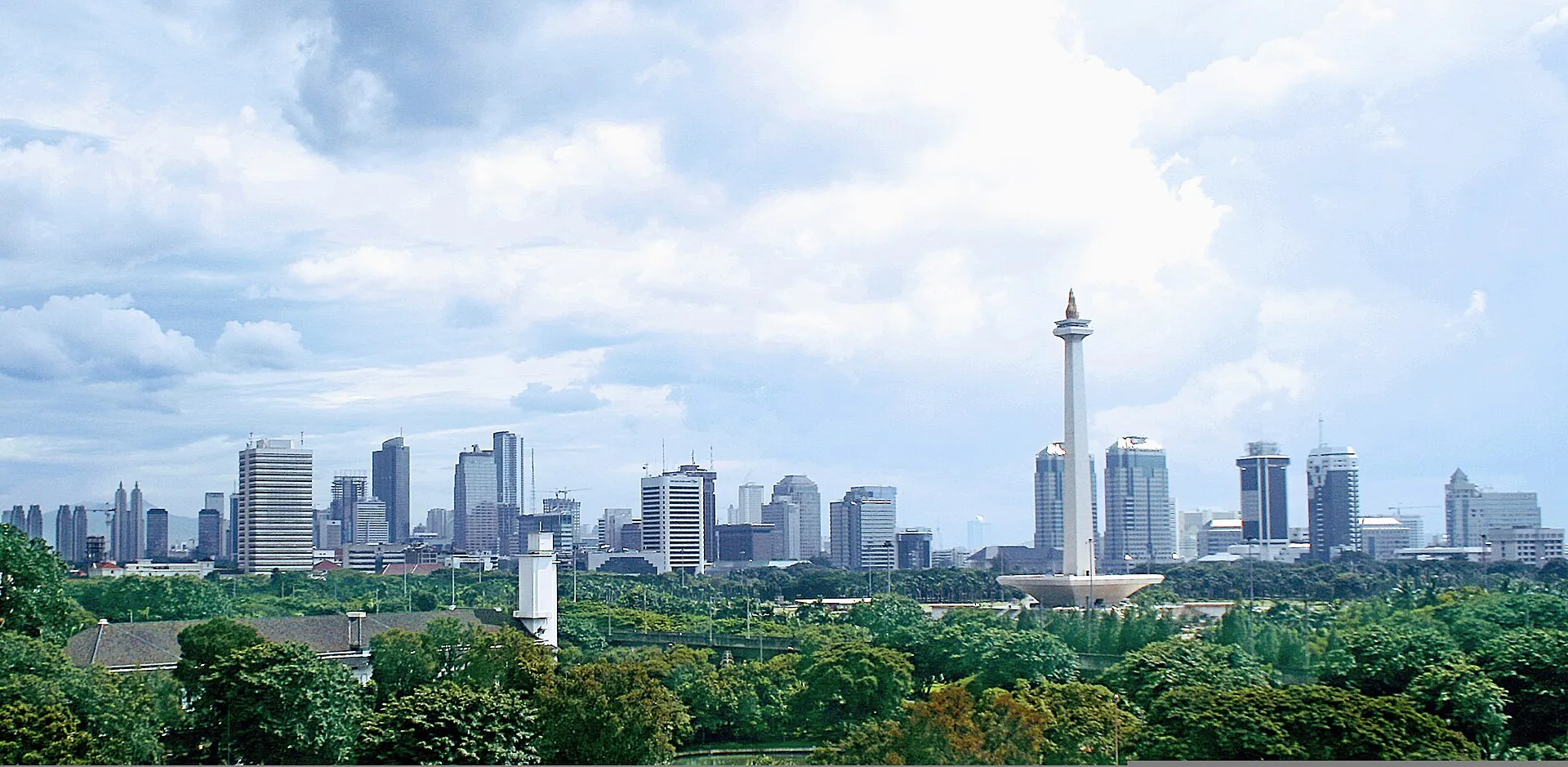 Jakarta skyline with the National Monument